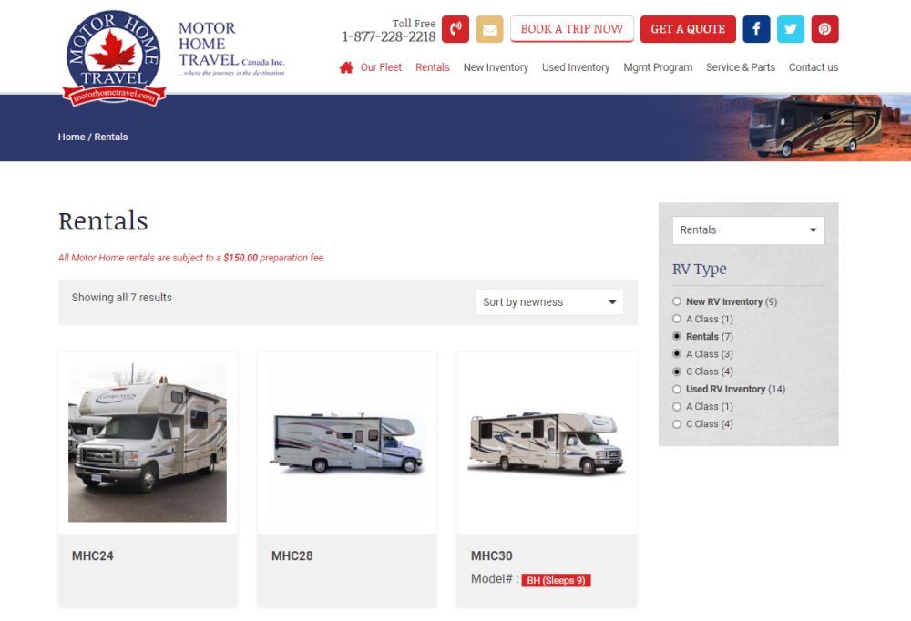 10 Best Motorhome & RV Rentals in Ontario [2023]